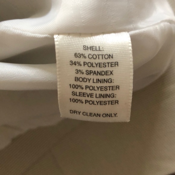 WHBM Cotton Jacket with 3/4 length Sleeves SZ 4 - Picture 7 of 8